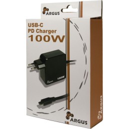Inter-Tech Argus PD-2100 USB-C 100W PD Charger Black