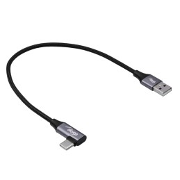 Akyga AK-USB-58 USB A (m) / USB type C (m) 60W Cable 0,3m Black