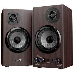 Genius SP-HF520BT Bluetooth Speaker Dark Wood