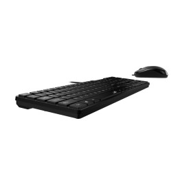 Genius SlimStar C126 Wired keyboard + mouse Black HU