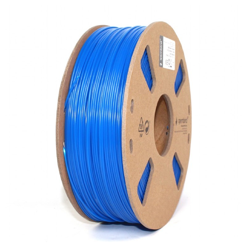 Gembird kék eredeti ABS filament (1,75mm, 1kg, 3DP-ABS1.75-01-B)
