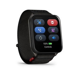 Garmin Venu X1 Black with Slate Titanium Caseback and Black ComfortFit Nylon Band