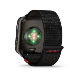 Garmin Venu X1 Black with Slate Titanium Caseback and Black ComfortFit Nylon Band