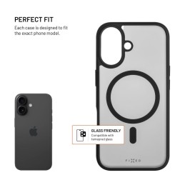 FIXED MagMisty tok Apple iphone 17 készülékhez, fekete