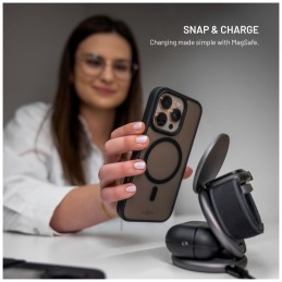 FIXED MagMisty tok Apple iphone 17 készülékhez, fekete