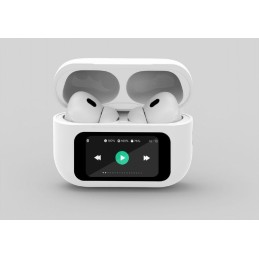 Gembird BT TWS in-ears with LCD display and Active Noise Cancelling White