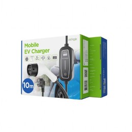 Gembird Mobile EV Charger Schuko to Type 2, 16A 1-phase (3.7 KW) 10m Black
