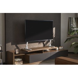 Gembird TVS-D90F-01 Tabletop TV stand 45"-90" Black