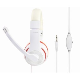 Gembird MHS-03-WTRD Stereo Headset White/Red