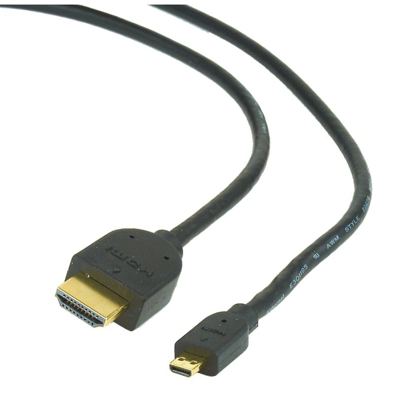 Gembird CC-HDMID-6 microHDMI to HDMI 2.0 cable 1,8m Black