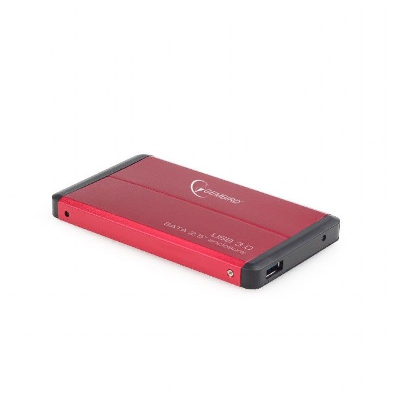 Gembird 2,5" EE2-U3S-2-R USB3.0 Enclosure Red