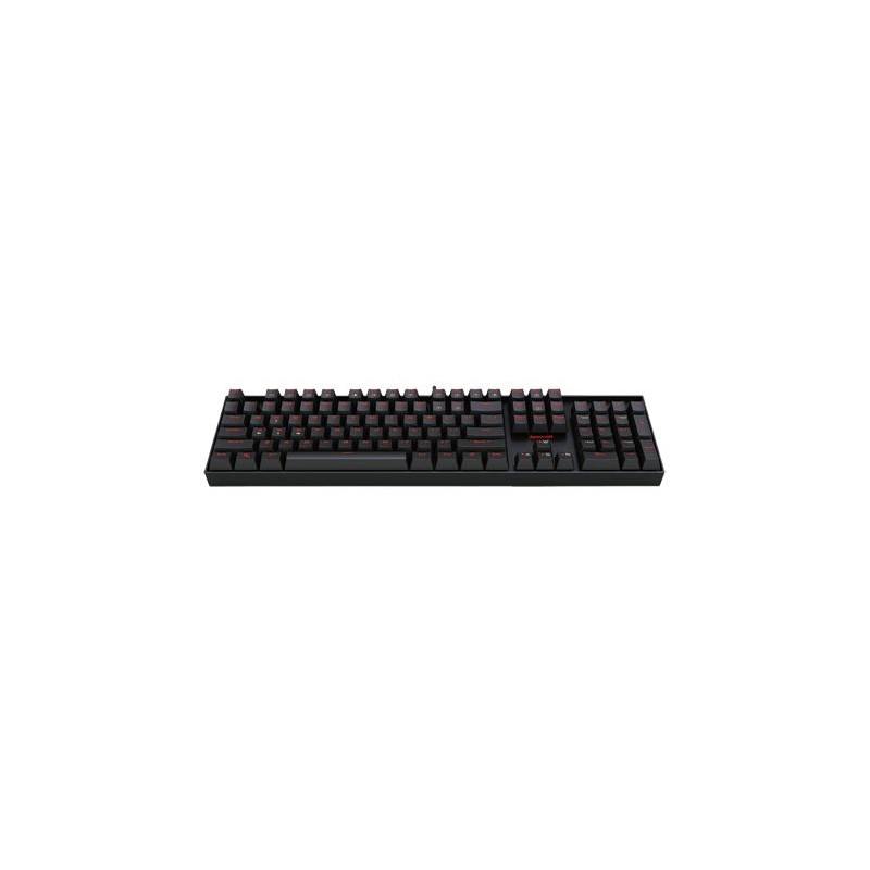 Redragon Mitra Red Backlight Mechanical Keyboard Brown Switches Black HU
