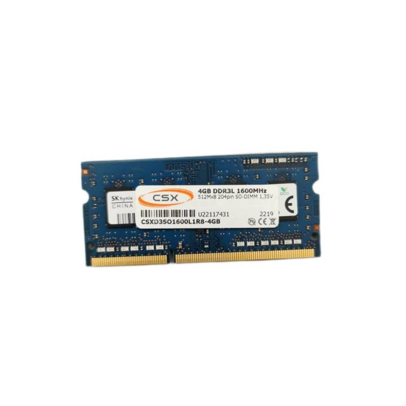 CSX 4GB DDR3L 1600MHz SODIMM