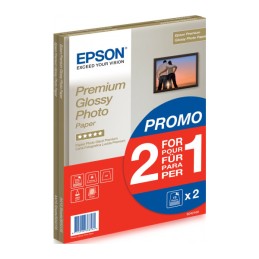 Epson S042169 prémium fényes eredeti fotópapír (A4, 2x15 lap, 255g)