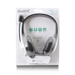 Ewent EW3562 Headset with mic Black