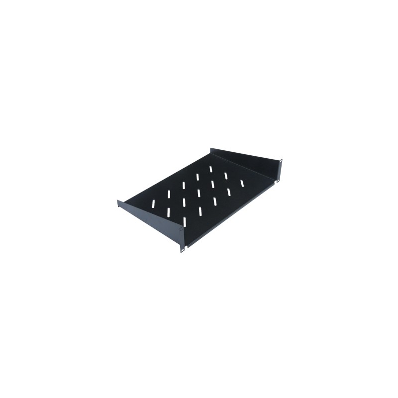 WP Fixed Shelf 1U 300 mm, Black RAL 9005