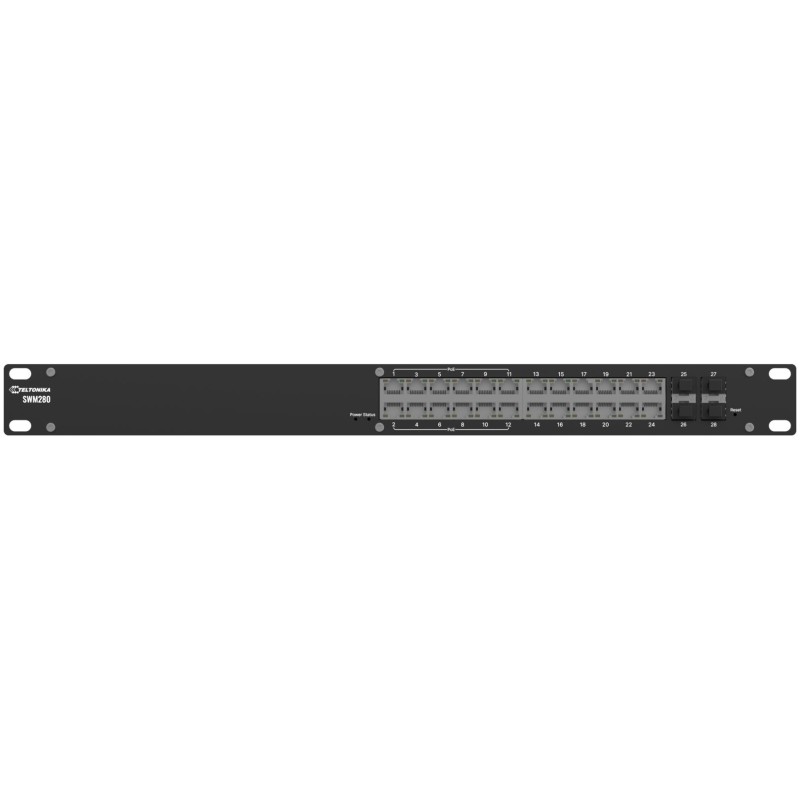 Teltonika SWM280 PoE+ managed switch