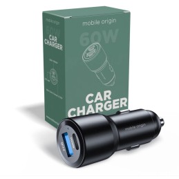 Mobile Origin Car Charger 60W USB-C and USB-A