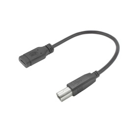 ACT USB Type-C female to USB-B 2.0 printer adapter cable 0,2m Black