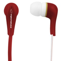 Esperanza EH146R Stereo Earphones Lollipop Red