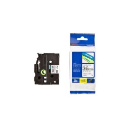 Brother TZE-M261 matt fehér alapon fekete eredeti feliratozó szalag (36mm x 8m)