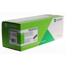 Lexmark [CS820] 72K2XCE kék eredeti 22k toner