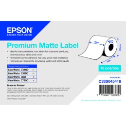 Epson S045418 eredeti címketekercs