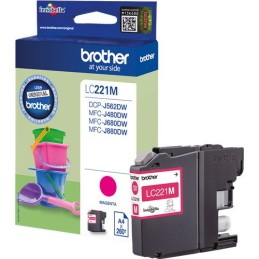 Brother LC221 magenta eredeti tintapatron