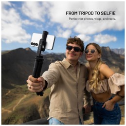 FIXED FlexibleCreator állvány 1/4" telefontartóval, fekete