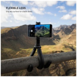 FIXED FlexibleCreator állvány 1/4" telefontartóval, fekete