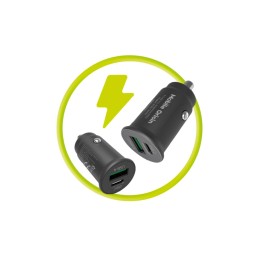 Mobile Origin 30W Super Car Charger CA19 - USB-C, USB-A Black