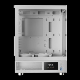 Gamdias Atlas E1 ARGB Tempered Glass White