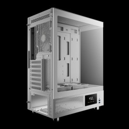 Gamdias Atlas E1 ARGB Tempered Glass White