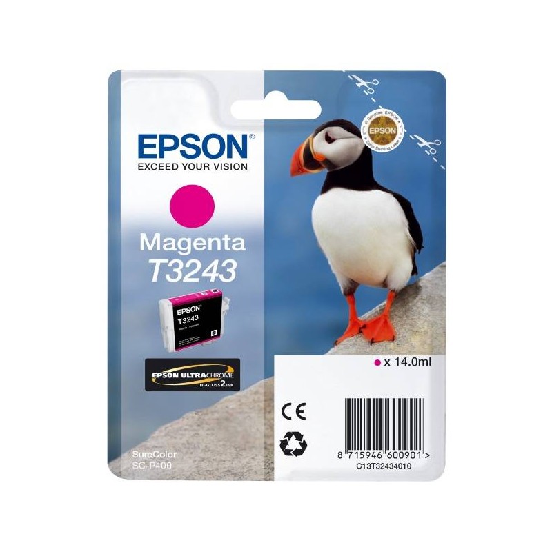 Epson T3243 magenta eredeti tintapatron