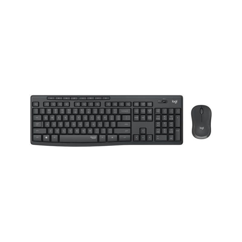 Logitech MK295 Silent wireless keyboard +mouse Grafit Grey HU