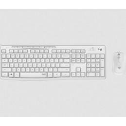 Logitech MK295 Silent wireless keyboard +mouse White HU