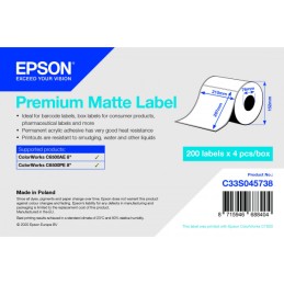 Epson S045738 eredeti címketekercs