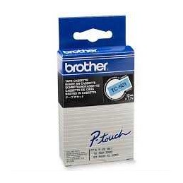 Brother TC-501 kék alapon fekete eredeti feliratozó szalag