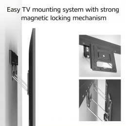 ACT Fixed TV Wall Mount 37"-80" Black