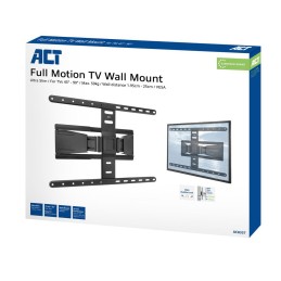 ACT Full motion TV Wall Mount ultra slim 43"-90" Black