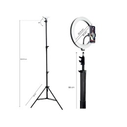 Tracer LED Ring Lamp (diameter 30cm) with 210cm tripod