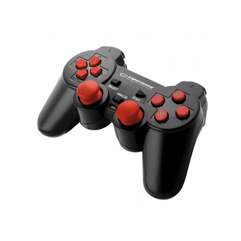 Esperanza Corsair USB Gamepad Black/Red