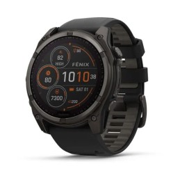 Garmin fenix 8 51mm Solarb Graphite/Titan Silicone Band