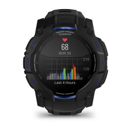 Garmin Instinct 3 50mm AMOLED Black/Blue with Charcoal Band