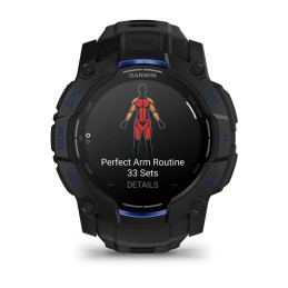 Garmin Instinct 3 50mm AMOLED Black/Blue with Charcoal Band