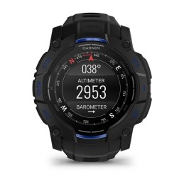 Garmin Instinct 3 50mm AMOLED Black/Blue with Charcoal Band