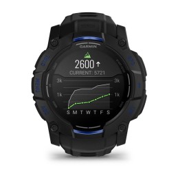 Garmin Instinct 3 50mm AMOLED Black/Blue with Charcoal Band