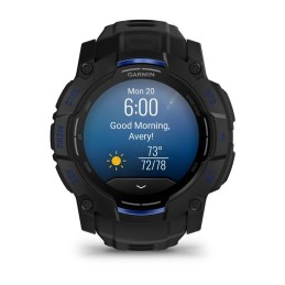 Garmin Instinct 3 50mm AMOLED Black/Blue with Charcoal Band