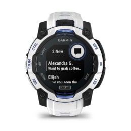 Garmin Instinct 3 45mm Solar Whitestone with Whitestone Band