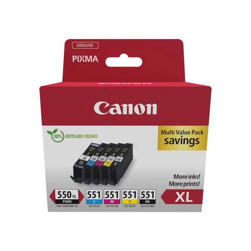 Canon PGI-550XL/CLI-551 eredeti tintapatron multipack